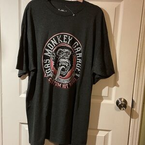 NWT Men's Gas Monkey Garage Black Graphic Tee